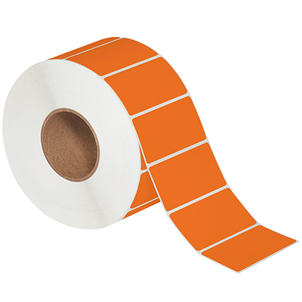 4 x 2" Orange Thermal Transfer Labels